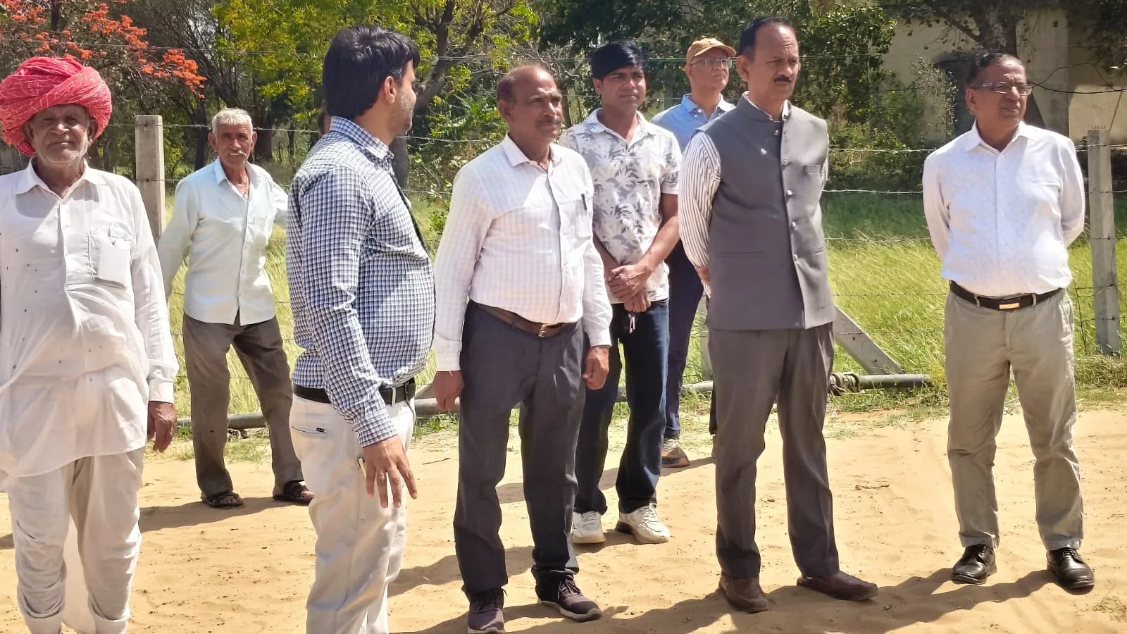 Hon’ble Vice-Chancellor Prof. Pushpendra Singh Chauhan, along with Dr. S.S. Manohar, Director, RARI, visited the station on 15.03.2026.
