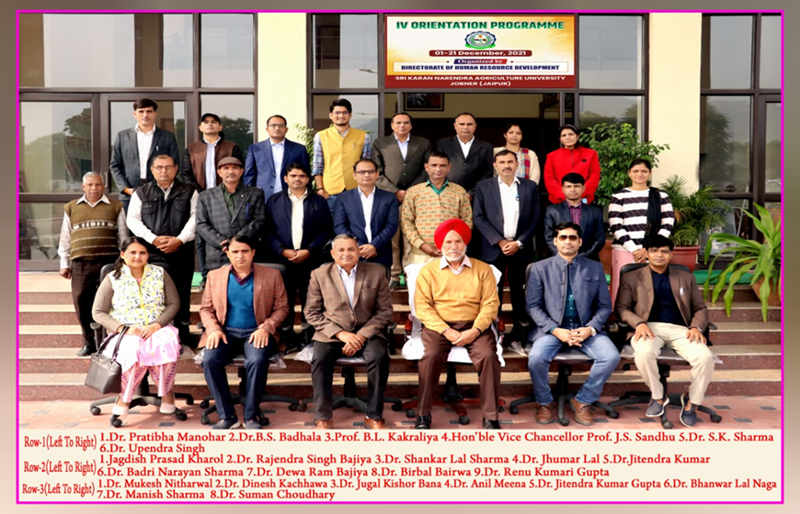IV Orientation Programme