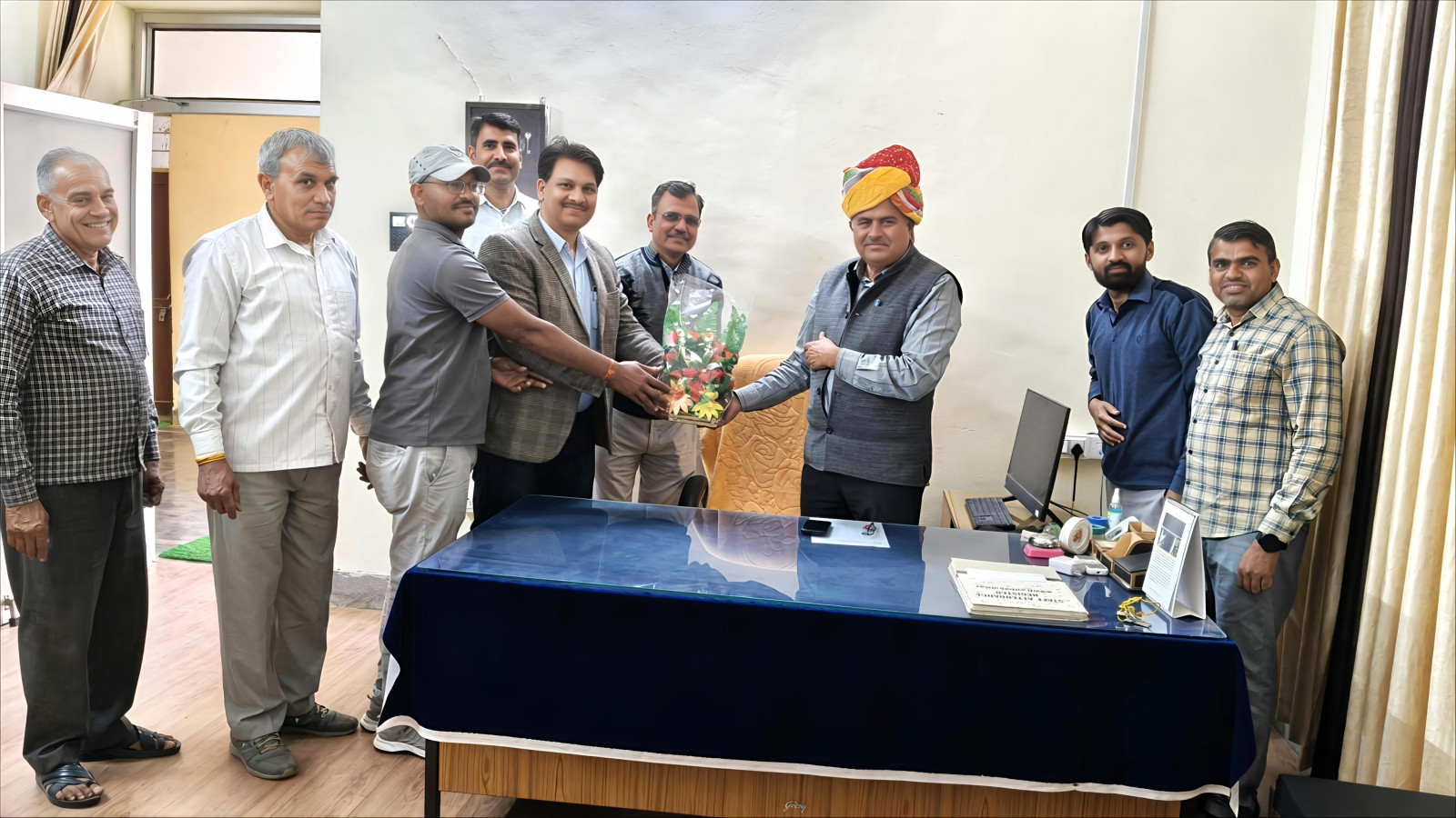 Charge of ZDR, ARS Fatehpur taken over by Prof. Harphool Singh