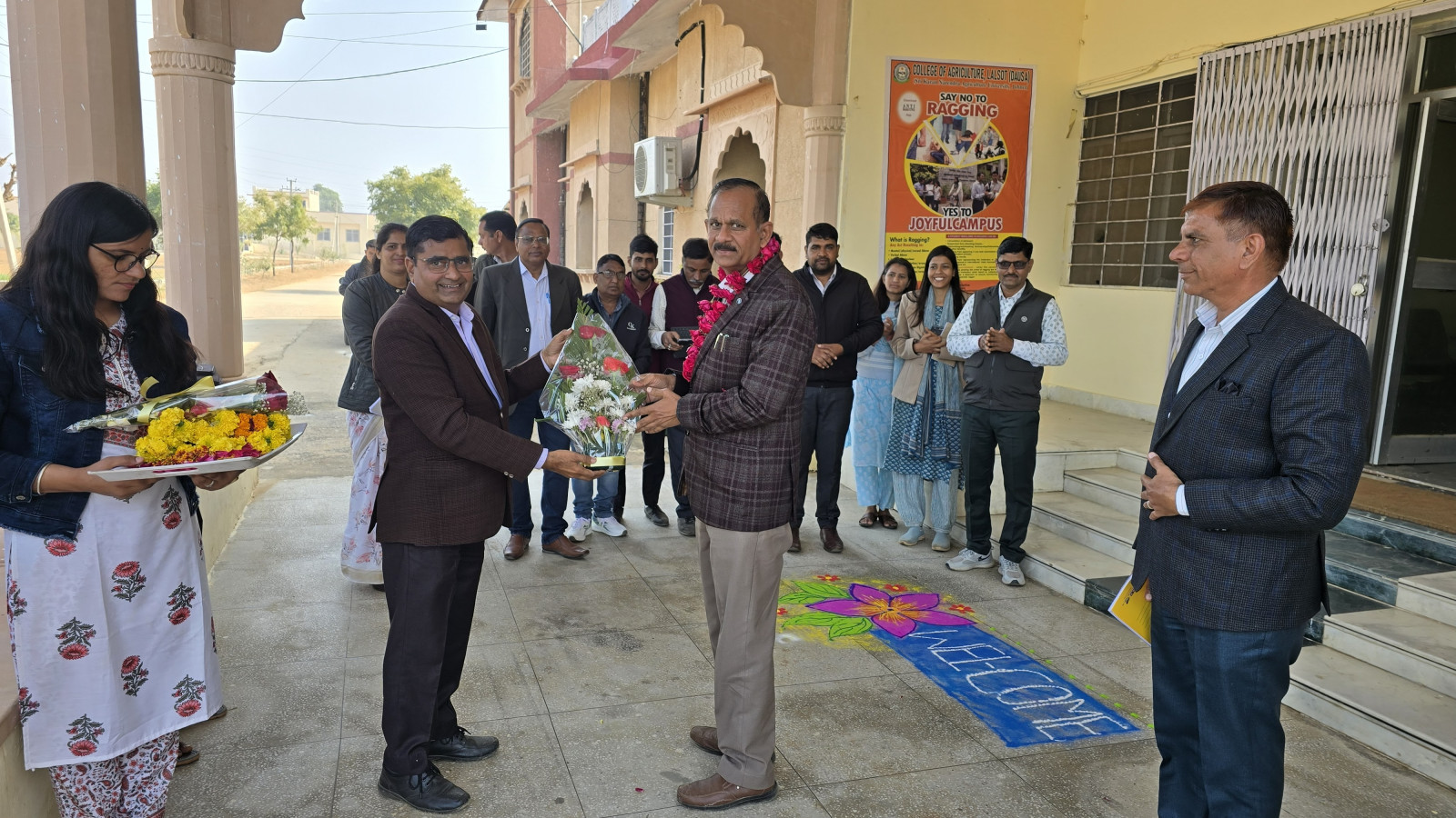 Hon\'ble Vice-Chancellor Sir visit COA Lalsot on dated 02 Feb. 2026