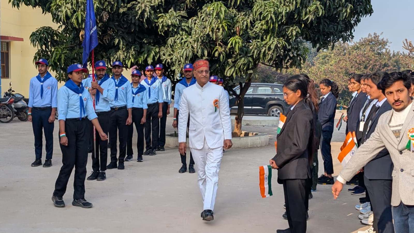 77वां गणतंत्र दिवस हर्षोल्लास के साथ मनाया