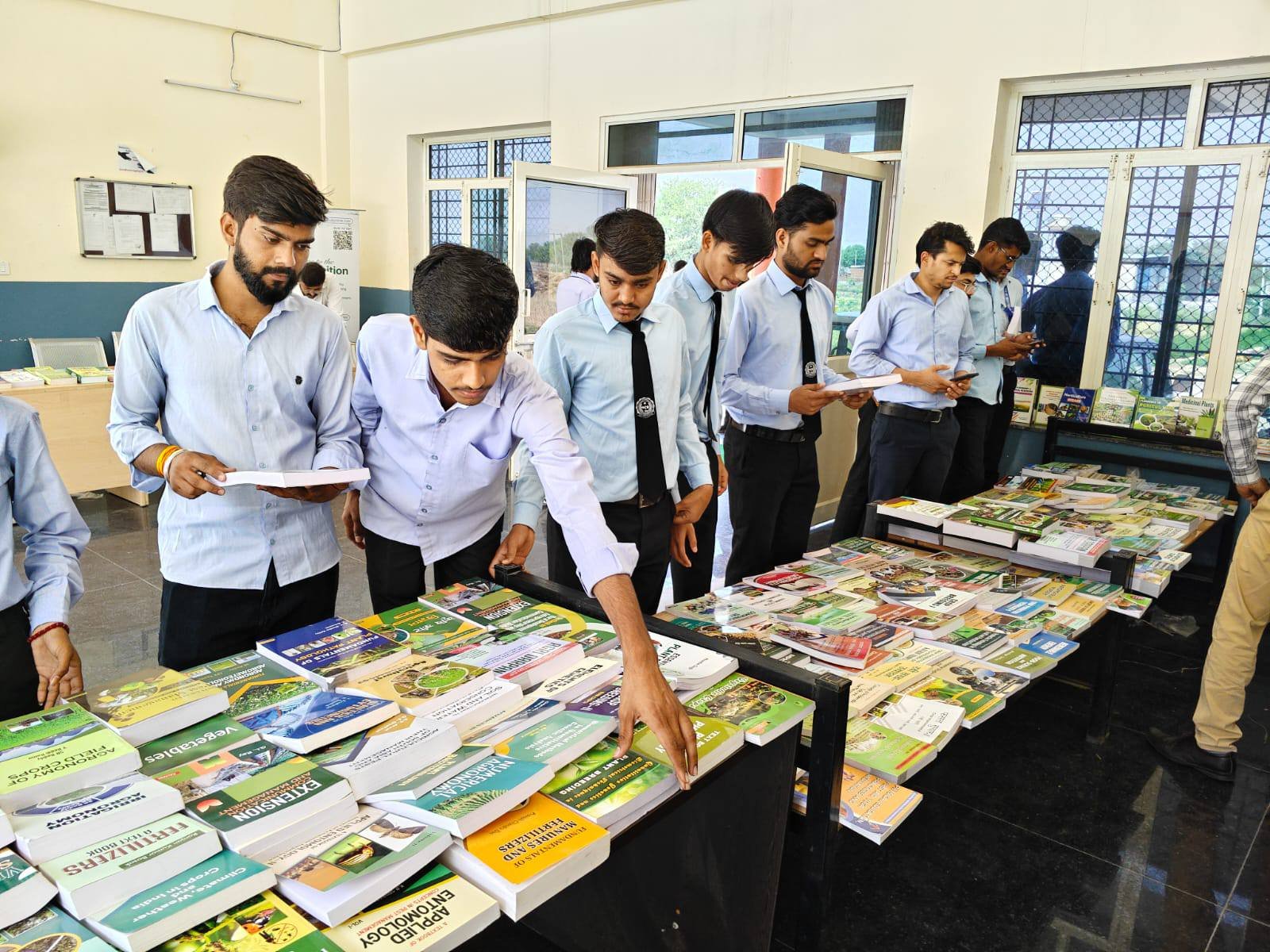 A Book Exhibition was successfully organized by the Library Unit of the College of Agriculture, Patharedi on 27 March 2026